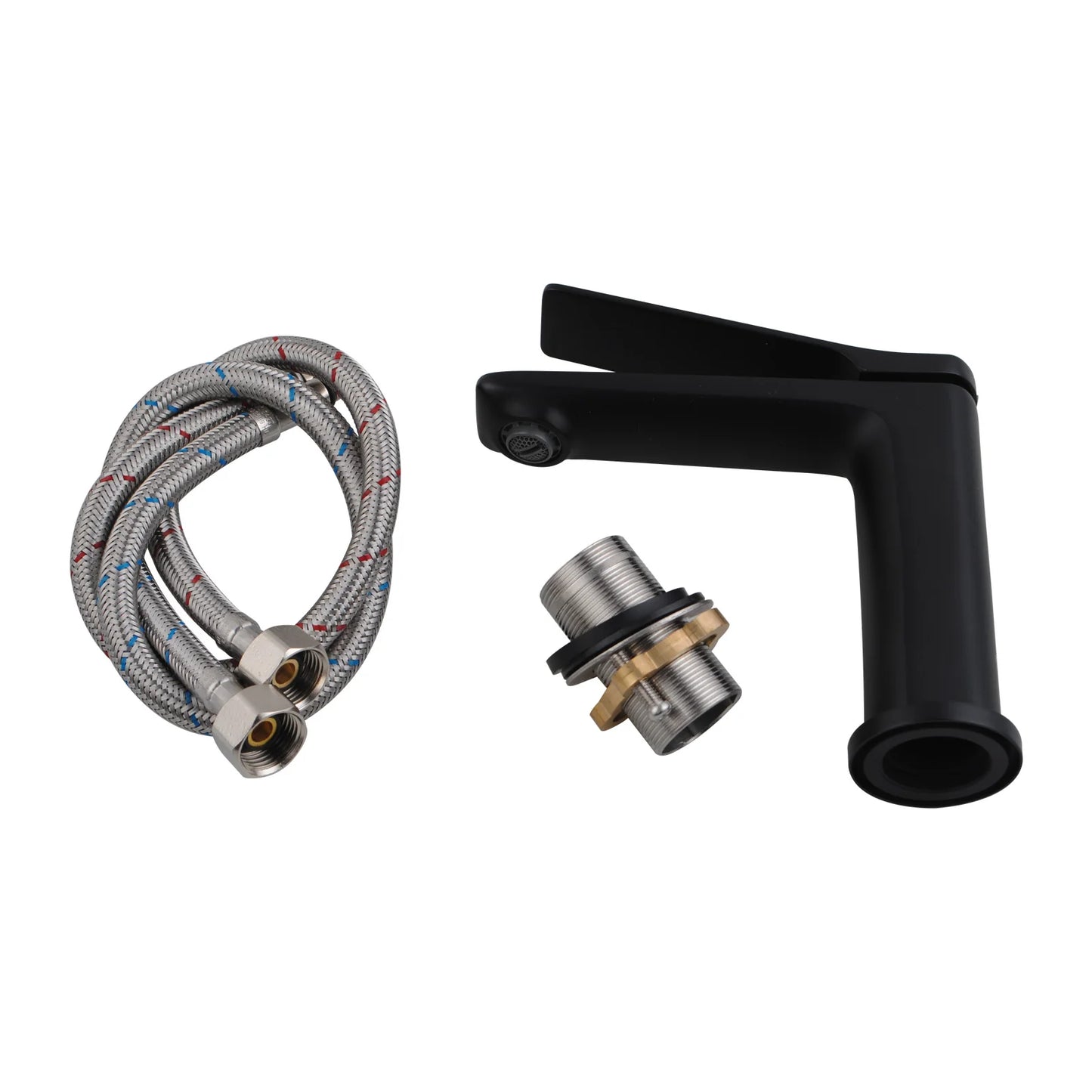 Auri Black Short Basin Mixer