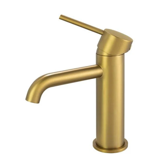 Luma PIN Series Round Brushed Basin Mixer