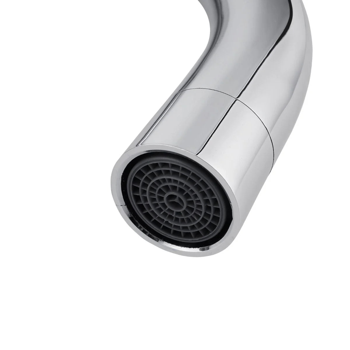 ND-KM0006-Round Chrome Standard Kitchen Sink Mixer Tap