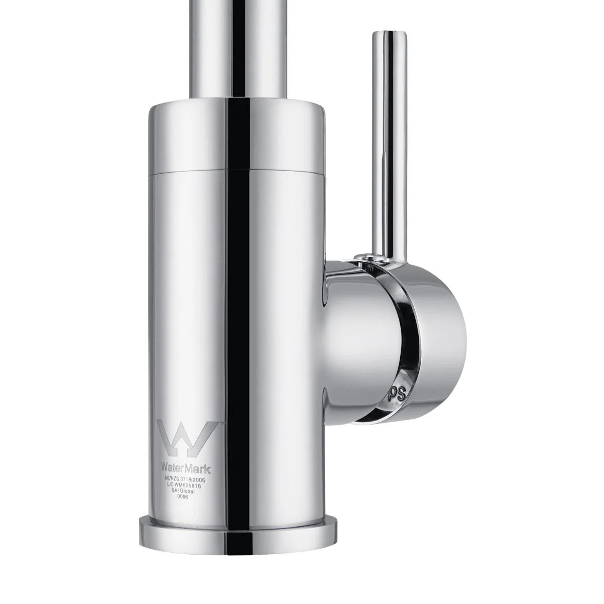 ND-KM0006-Round Chrome Standard Kitchen Sink Mixer Tap