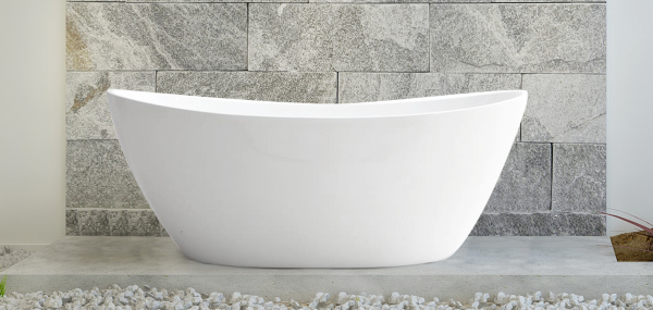 ND-BT0019 Evie Freestanding Bathtub Matt White - 1500x750x690mm