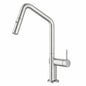 Navona Carysil Angle Brushed Nickel Pull Out Kitchen Mixer