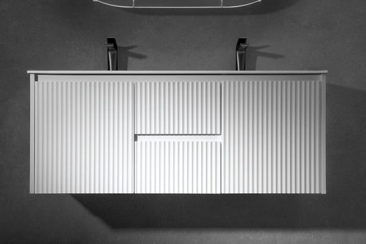 Wall Hung PVC Cabinet with Soft closing door