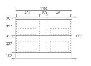 Natural Timber Freestanding Vanity