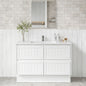 White Hampton Vanity 1200