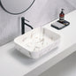 Matte White Carrara with gold Vein