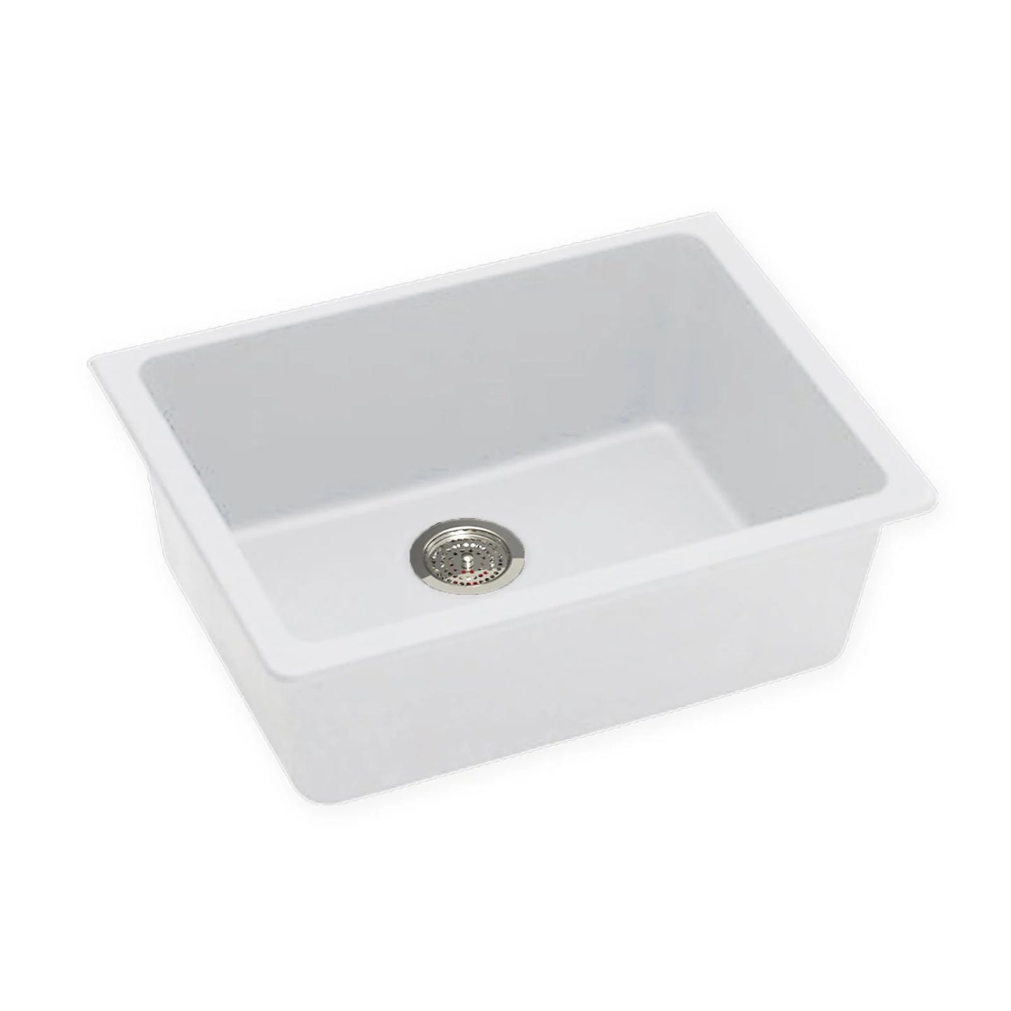 Rectangle White Granite Quartz Stone Kitchen Sink