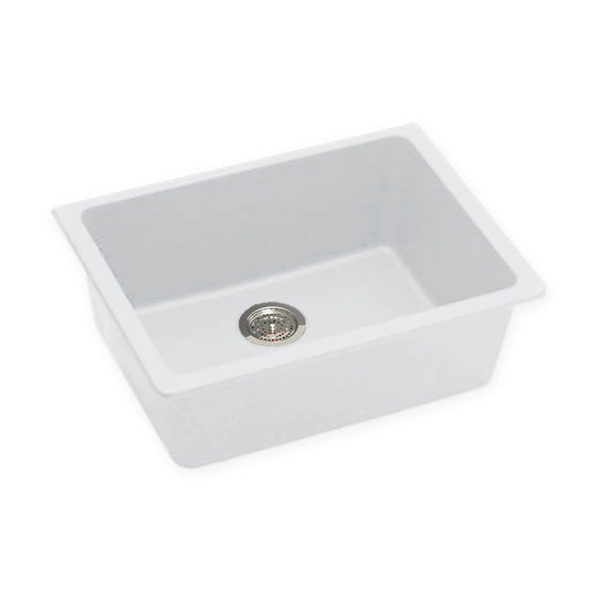 Rectangle White Granite Quartz Stone Kitchen Sink