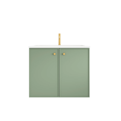 Miami Green Wall Hung PVC Cabinet