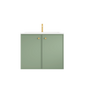 Miami Green Wall Hung PVC Cabinet