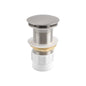 Chrome Mushroom Top Brass Pop Up Waste
