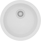 Round White Granite Quartz Stone Kitchen Sink