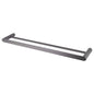 Luna Gun Metal Grey Double Towel Rail 800mm