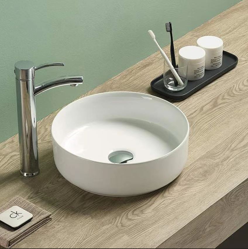 Ultra Slim Gloss White Fine Ceramic