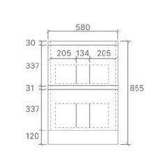 Natural Timber Freestanding Vanity