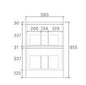 Natural Timber Freestanding Vanity