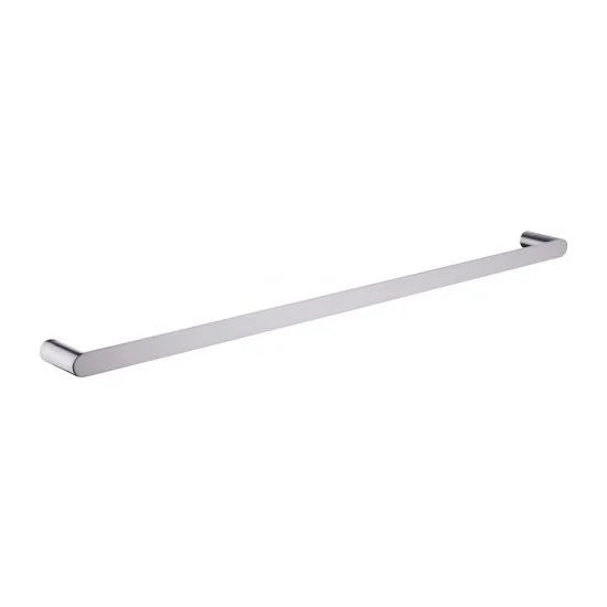 Nova Brushed Nickel Single Towel Rail 800mm