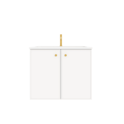 Miami White Wall Hung PVC Cabinet