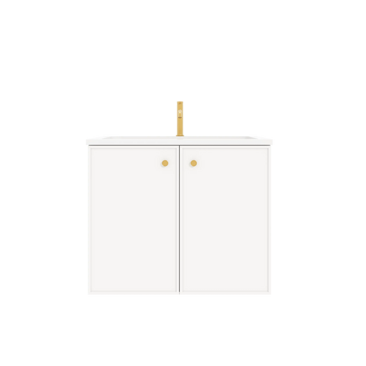 Miami White Wall Hung PVC Cabinet