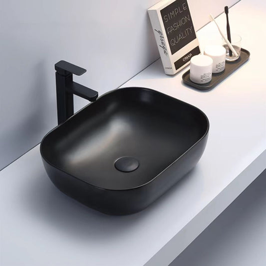 Matte Black Above Counter Basin