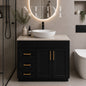 Nero Black Free-standing Vanity