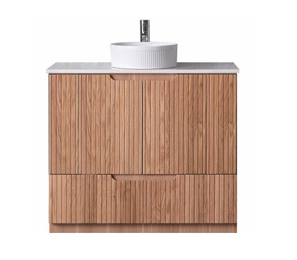 Rosewood Fluted Free Standing Vanity