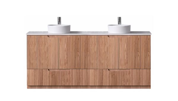 Rosewood Fluted Free Standing Vanity