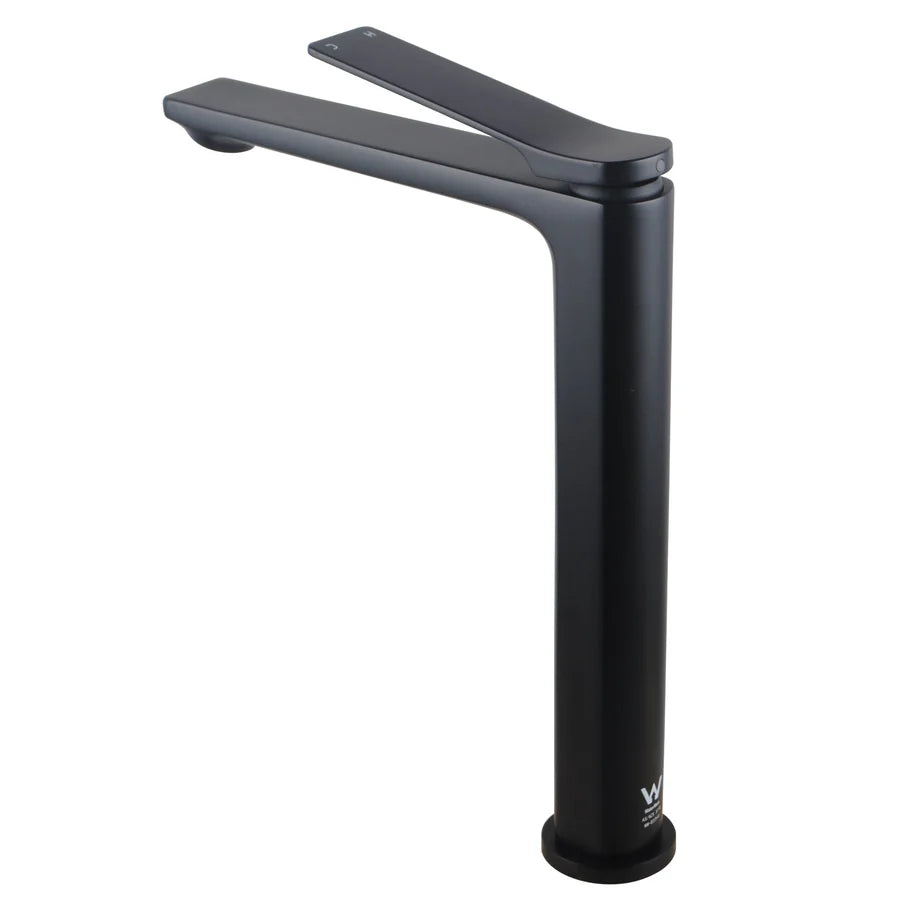 Auri Black Tall Basin Mixer