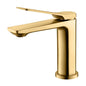 Auri Brushed Brass Basin Mixer