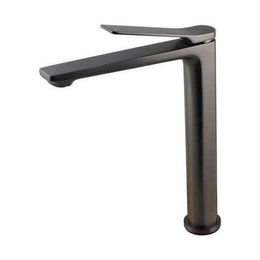 Auri Brushed Gun Metal Tall Basin Mixer