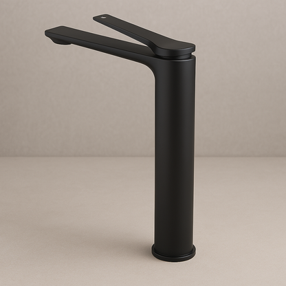 Auri Black Tall Basin Mixer