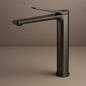 Auri Brushed Gun Metal Tall Basin Mixer