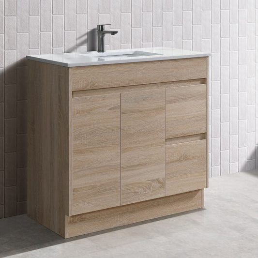 Free Standing Oak Vanity