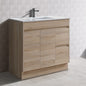 Free Standing Oak Vanity