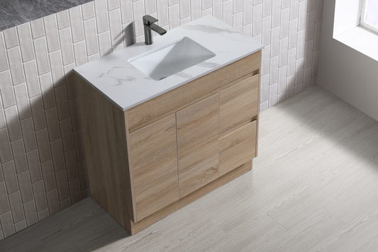Free Standing Oak Vanity