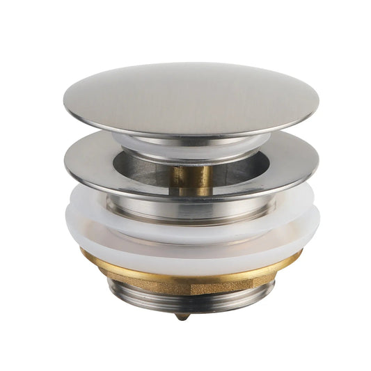 40mm Popup Waste, Non Overflow Brushed Nickle