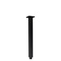 Square Black Ceiling Shower Arm 300mm