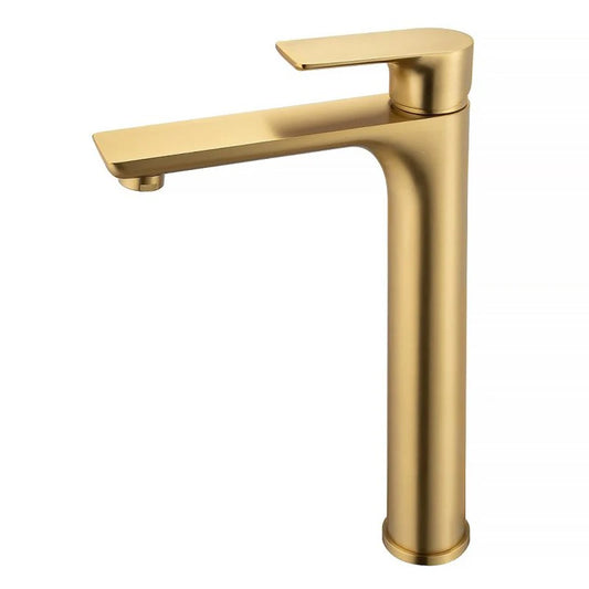 ND-BM0001-Brushed Yellow Gold Tall Basin Mixer