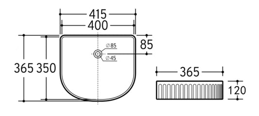 Above Counter – Arch