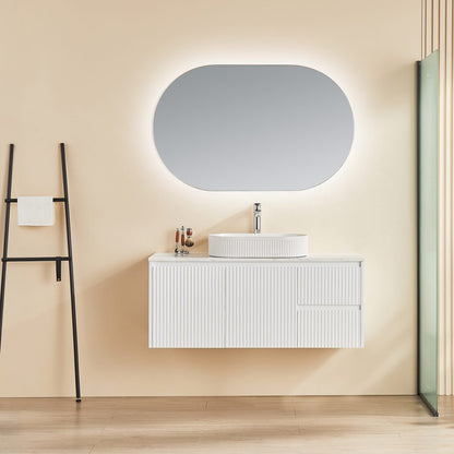 Wall Hung PVC Cabinet with Soft closing door