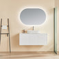 White Wall Hung PVC Cabinet with Soft closing door