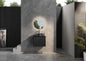 Matte Black Wall Hung PVC Cabinet with Soft Closing Door