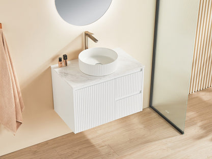 Wall Hung PVC Cabinet with Soft closing door