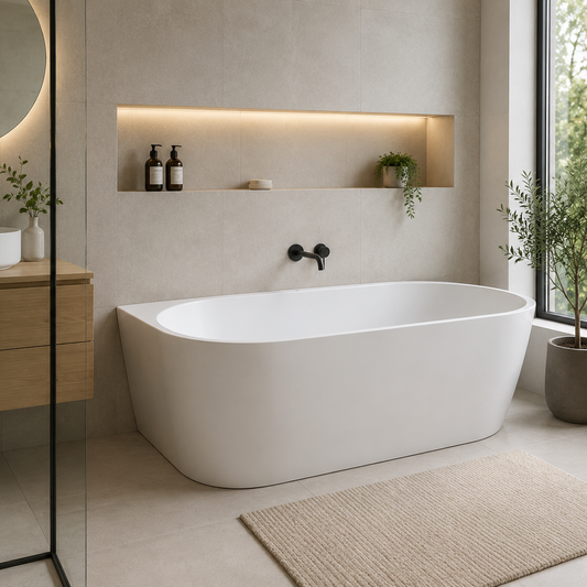 Halo Back to Wall Bathtub