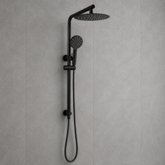 ND-SS0002-10'' Round Black Shower
