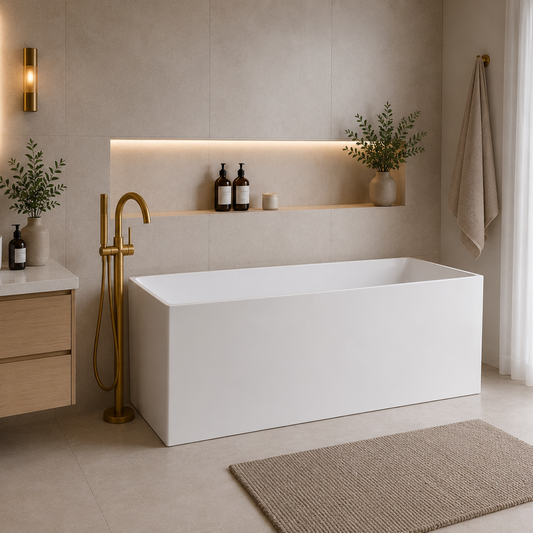 Niro Back To Wall Bath Tub