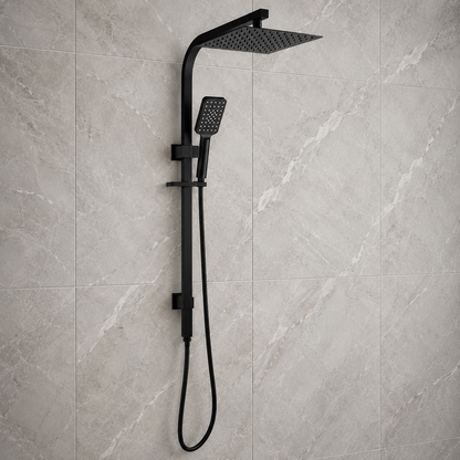 ND-SS0003-10" Square Black Shower