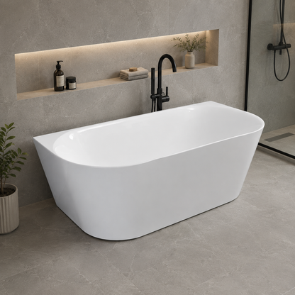 Elivia Back to Wall Bathtub