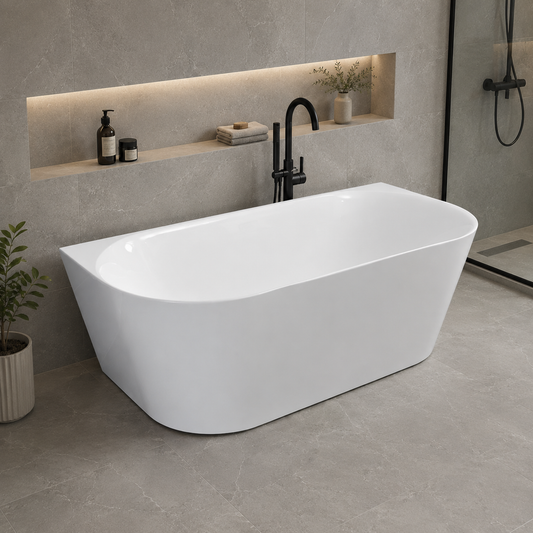 Elivia Back to Wall Bathtub