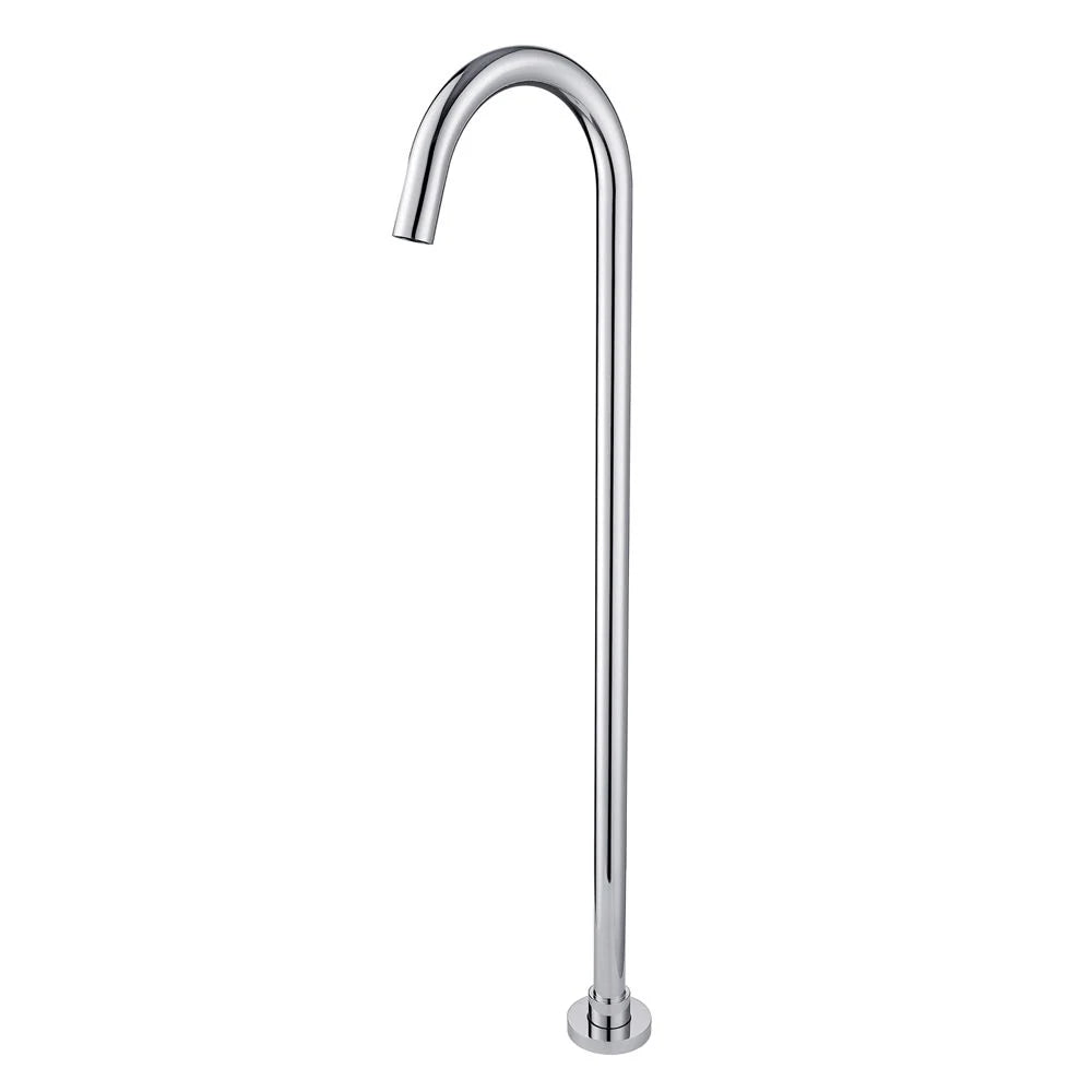 Chrome Round Floor Standing Mixer